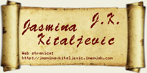 Jasmina Kitaljević vizit kartica